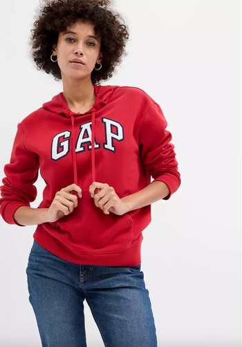 Poleron Gap Logo Mujer Original Colores