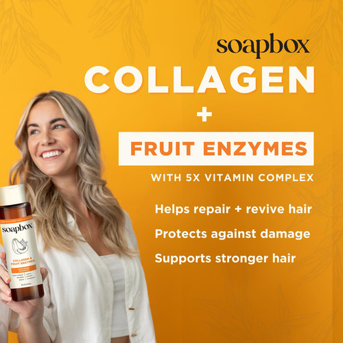 Shampoo E Condicionador Soapbox Collagen Para Cabelos Secos