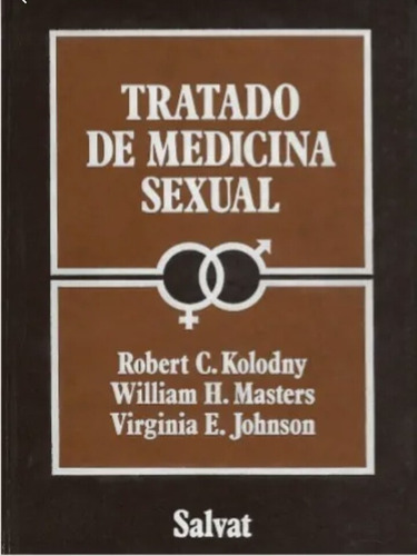 Tratado De Medicina Sexual Kolodny Masters Johnson Salvat