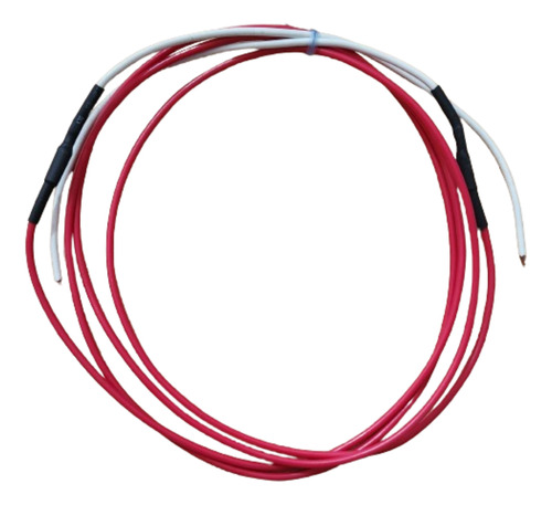 Resistencia Hel. Siam Contorno Pvc Roja L.0.82+cc Cod. 0108