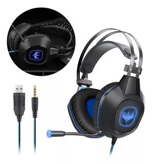 Fone Headset Gamer Compatível Com Ps4 Ps5 Witch X-box One