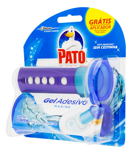 Detergente sanitário gel adesivo marine 38g com aplicador Pato