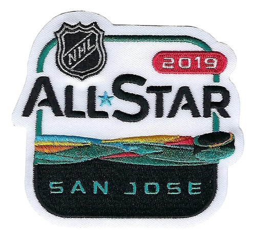 Parche Bordado De Tiburones De San José De Nhl All Star 2019