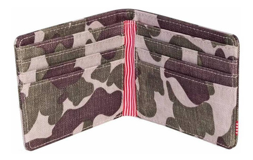 Billetera Herschel Roy frog camo poliéster 600d