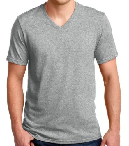 Remeras cuello cheap v hombre