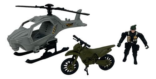 Muñecos Soldados Con Armas Y Vehículos De Guerra  