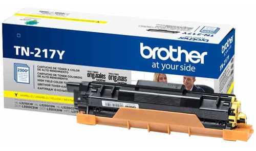 Toner Brother Tn 217 Yellow Original Alto Rendimiento