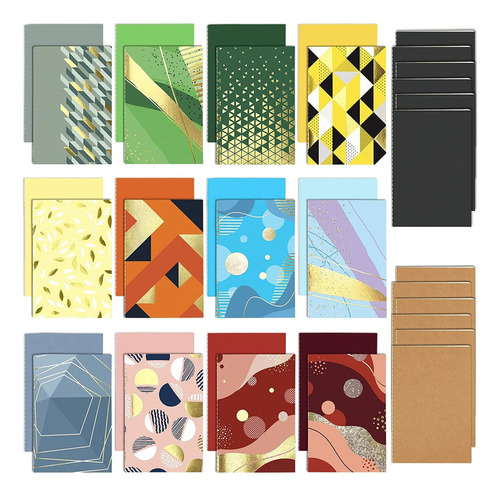 Cuaderno Pequeño, Dwiyittn 36 Pack 3.5  X 5  Mini Notebooks