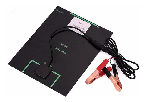 Imagen 5 de 10 de Clip De Batería Del Kit Del Panel Solar De 5.5w Para El
