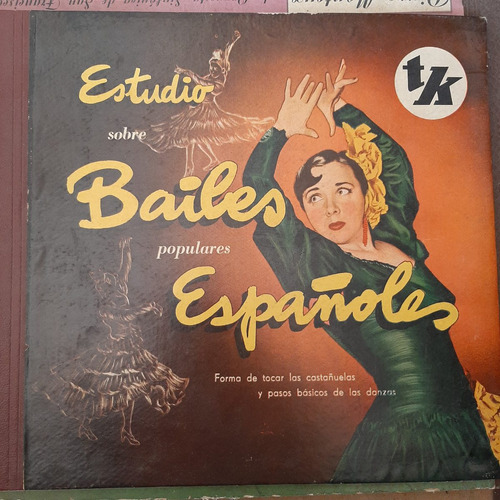 Portada Pasta Estudio Sobre Bailes Populares Españoles Pp0