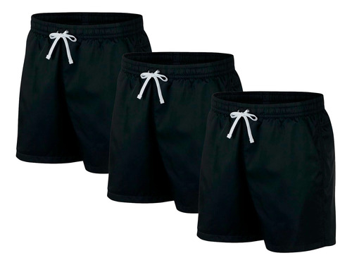 Pack X3 Short Deportivo Hombre Mujer Running Entrenamiento