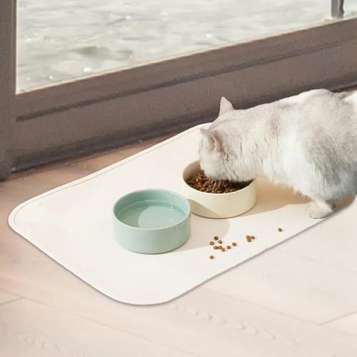Alfombra De Alimentación Para Mascotas Pequeña