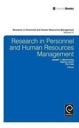 Research In Personnel And Human Resources Management - Jo...