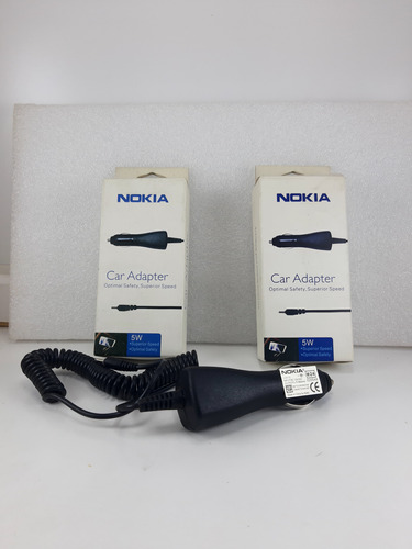 Cargador Auto Nokia Pin Fino 6131/6136 Nuevo 