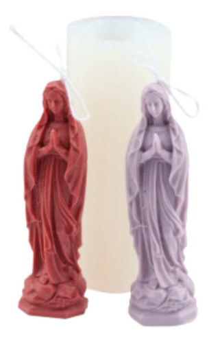 Molde Silicona Virgen Maria 3d 14 Cm