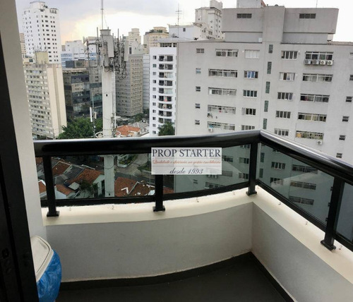 Imagem 6 de 25 de Apartamento Reformado Andar Alto Com 2 Dormitórios À Venda, 56 M² Por R$ 900.000 - Jardim Paulista - Prop Starter Adm Imóveis - Ap0878