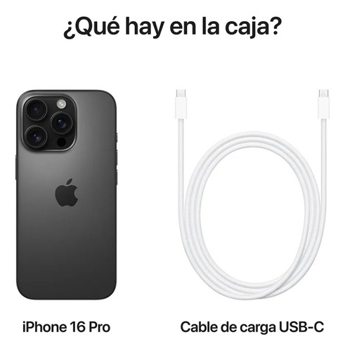 Apple iPhone 16 Pro 128gb Titanio Black