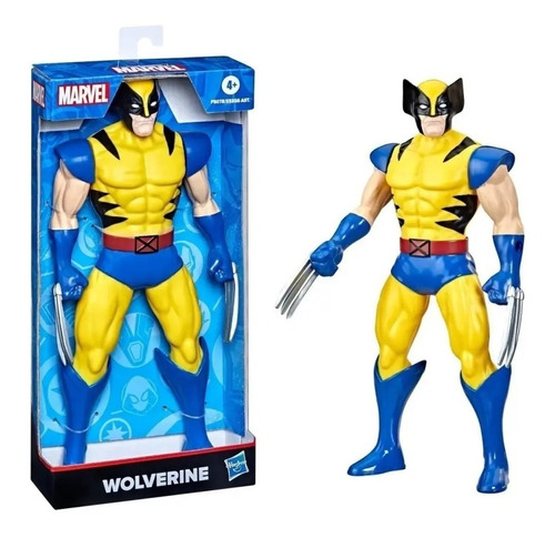 Juguete Muñeco Figura De Accion Wolverine Xmen Hasbro Febo