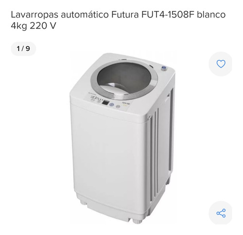 Lavarropa Futura 4kg