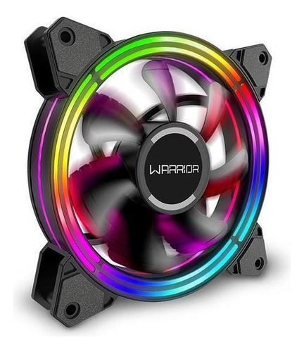 Kit 3 Cooler Fan Cedric Rgb Com Controle 120mm Warrior Ga184