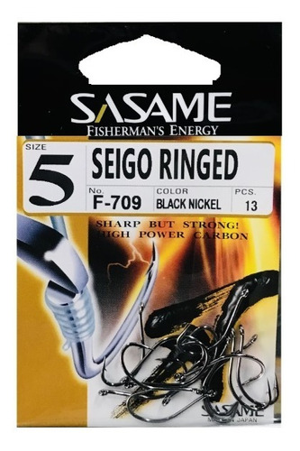 Anzuelos Sasame Seigo Ringed F-709 N° 5 Made In Japan