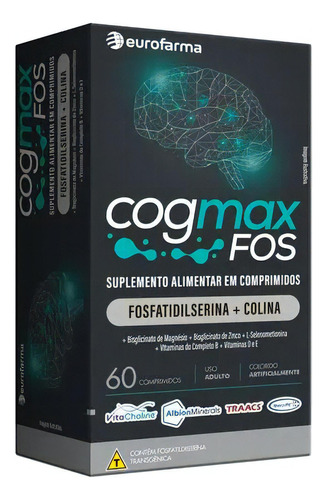 Cogmax Fos C/60 Cps Eurofarma Sabor Sem sabor
