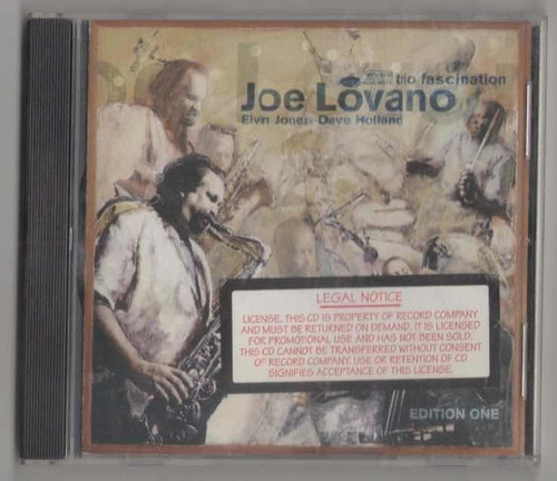 Joe Lovano Trío Fascination. Cd Original Usado. Qqf. Ag.