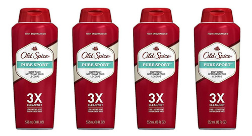 Old Spice Gel De Bano De Alta Resistencia Para Hombres, Pure