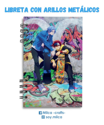 Libreta Sk8  The Infinity - Anime - Media Carta