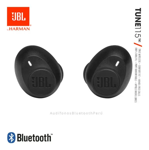 Auriculares Bluetooth JBL Tune 115 True Wireless Negro