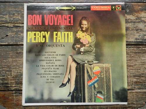 Percy Faith   Bon Voyage  Lp Vinilo Impecable