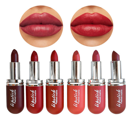 Labial En Barra Red Velvet Mely Matte Mely Caobamakeup