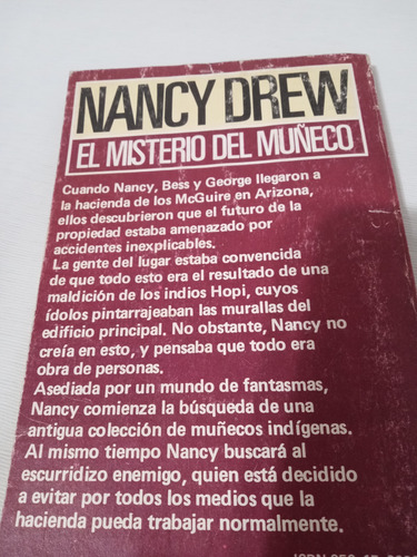 Nancy Drew Carolyn Keene Lote X2 El Misterio Del Muñeco El (Usado)