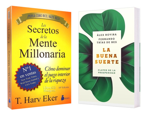 Secretos De La Mente Millonaria + Buena Suerte Pack 2 Libros