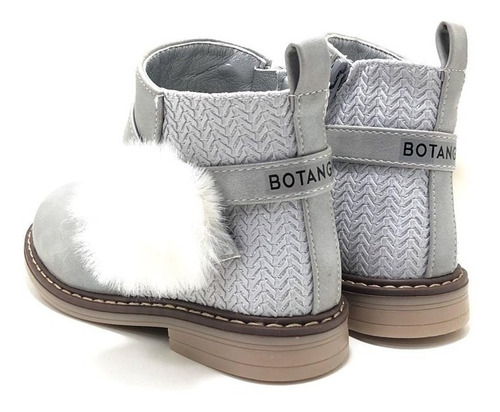 Imagen 4 de 6 de Bota Botita Nenas Baja Niñas Pompón Cierre Botanguita Royal