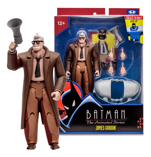 James Gordon Batman Animated Series Mcfarlane Dc Direct Figu (Usado)