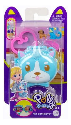 Polly Pocket Mini Estuche Pet Connects Animalitos Accesorios