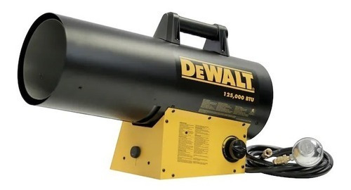 Calentador De Propano De Aire Forzado Dewalt 125000-btu Color Negro