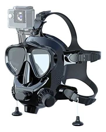 Máscara De Buceo Integral Smaco Con Soporte Para Cámara, Exp