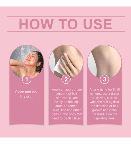 Ad Gel Depilatório Indolor Para Mulheres, Para Todos Os