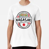 Comprar Remera Nagasaki Japan Flag Badge Travel Souvenir Stamp Algod