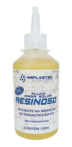 Fluxo De Solda Resinoso Implastec 110ml