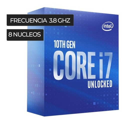 Procesador Intel Core I7-10700kf 