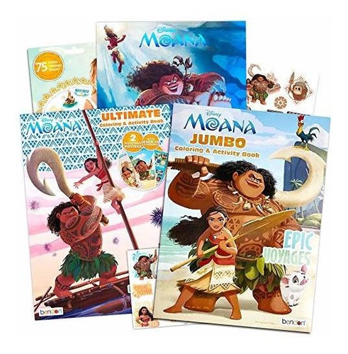 Disney Moana Colorear Y Libro De Actividades Super Set ...