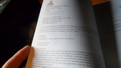 Libro Grigori P. Grabovoï- Les Nombres Pour Réussir Dans Les (Usado)