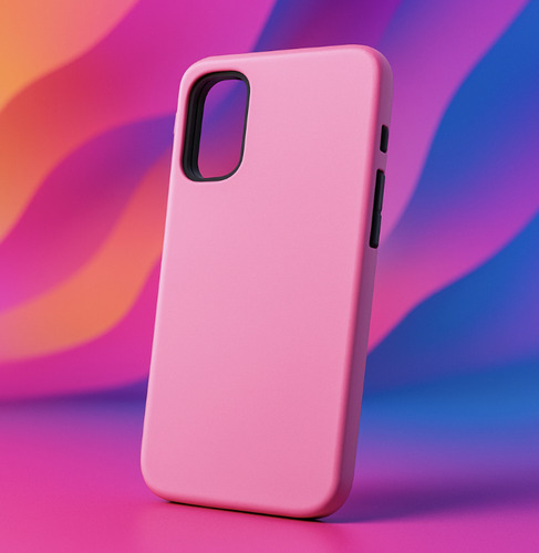 Protector Duro Liso Samsung A20/a30 Rosa Rosa Lisa