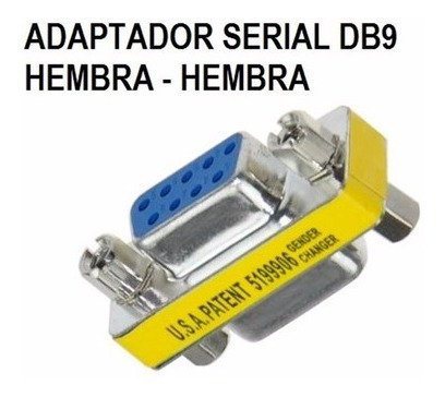 Puntotecno - Pack X2 Adaptador Copla Serial Db9 H-h