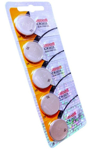 1 Pack Cr2025 3v Maxell 5 Pzs