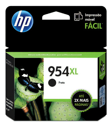 Cartucho de tinta preta Hp 954xl (l0s71al)