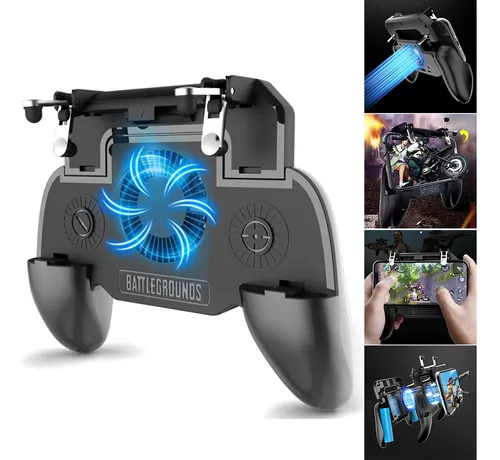 Kit 1 Par Luva Dedo Gamer Case + 1 Gamepad Controle Celular